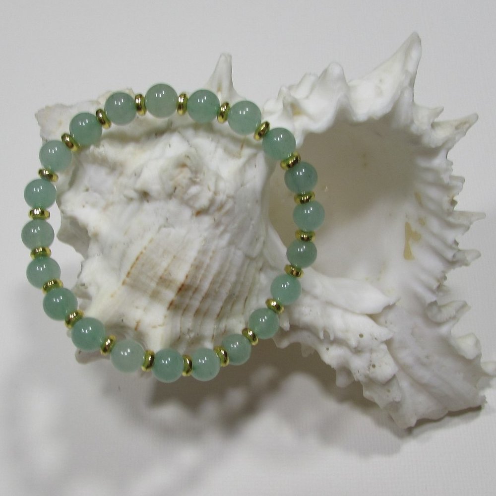 Natural Green Aventurine Gemstone Bracelet